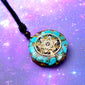 Natural Crystal Seven Chakra Pendant Jewelry