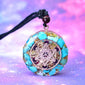 Natural Crystal Seven Chakra Pendant Jewelry