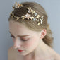 Shaped Asymmetric Handmade Bridal Head Jewelry