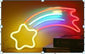 Led Creative Lighting Pendant Uppercase And Lowercase Dream Acrylic Backboard Neon Light